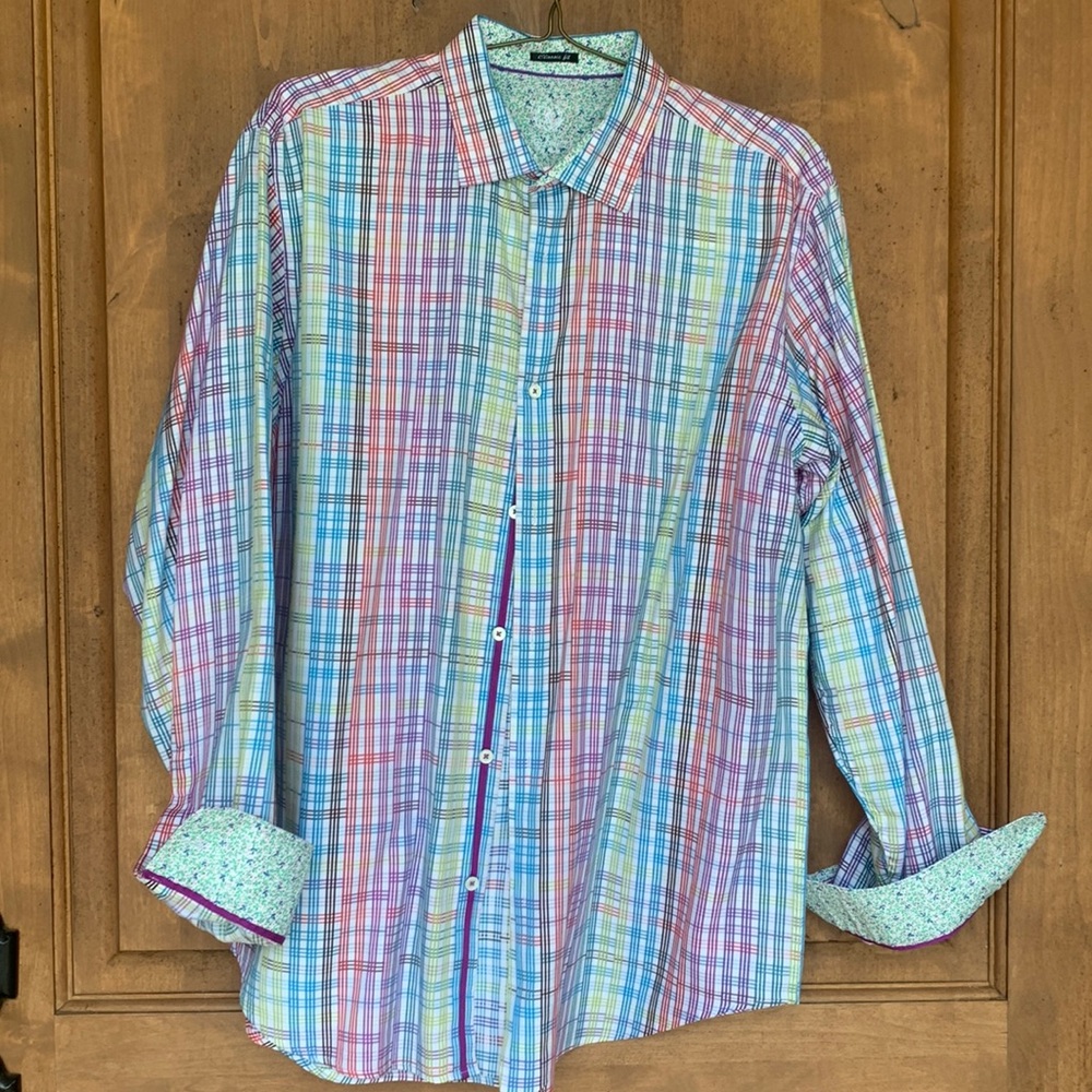 Men’s Bugatchi classic Fit Large